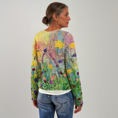 Rosemarie – Wildflower Print Long Sleeve Top