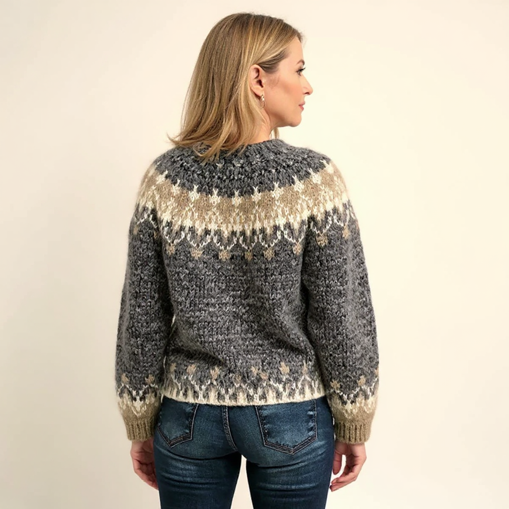 Selma – Nordic Fairisle Knit Sweater