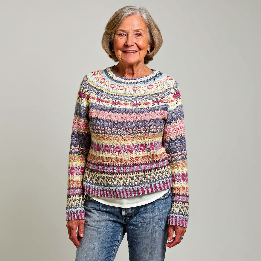 Amy – Fair Isle Knit Sweater