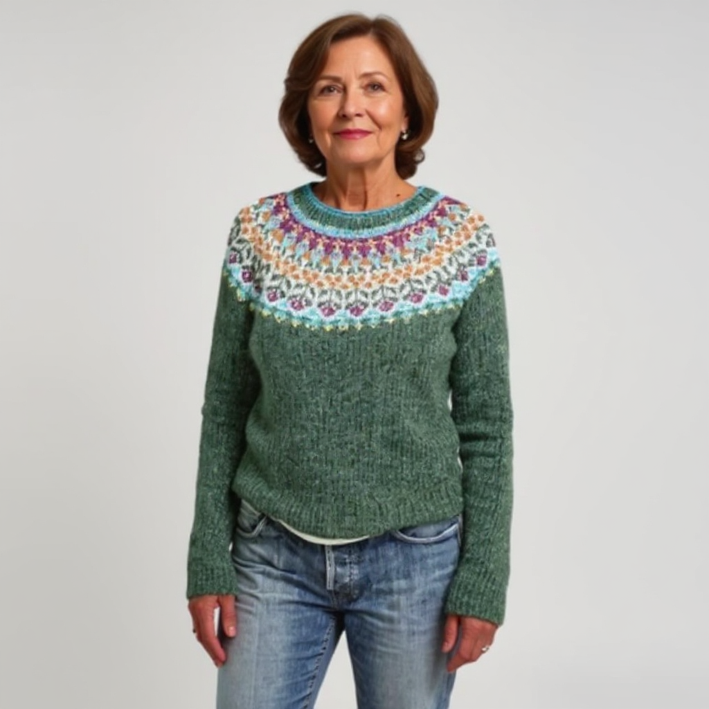 Mamie – Fair Isle Knit Sweater