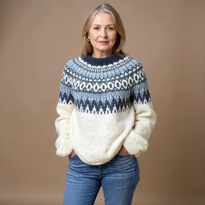 Kimberly – Nordic Fair Isle Knit Sweater