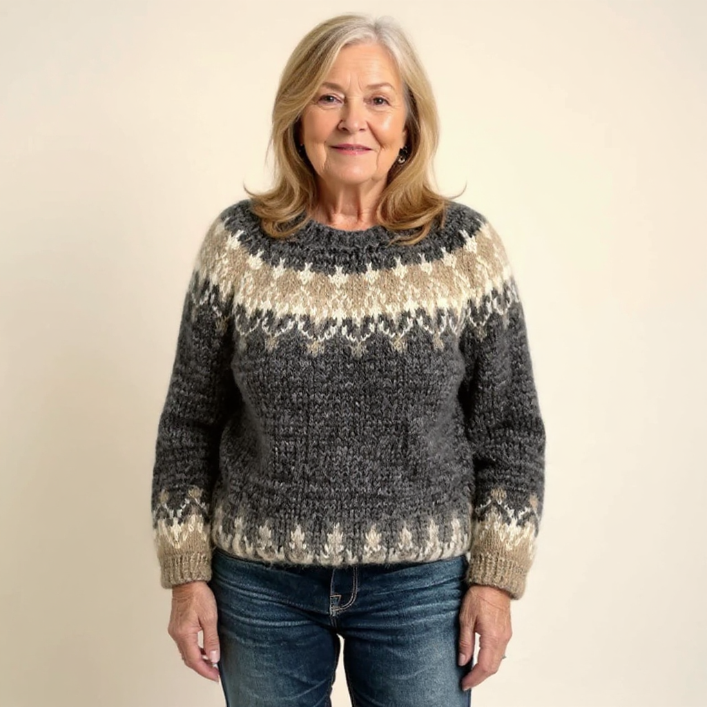 Selma – Nordic Fairisle Knit Sweater