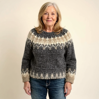 Selma – Nordic Fairisle Knit Sweater
