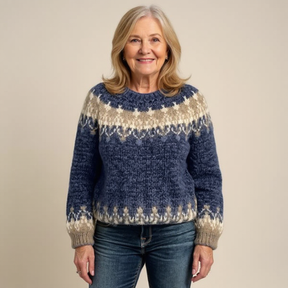 Selma – Nordic Fairisle Knit Sweater