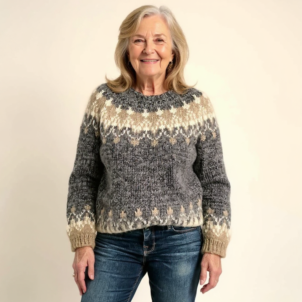 Selma – Nordic Fairisle Knit Sweater
