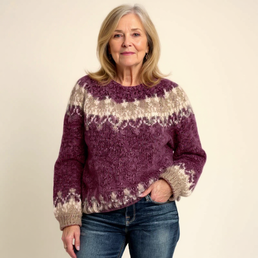 Selma – Nordic Fairisle Knit Sweater