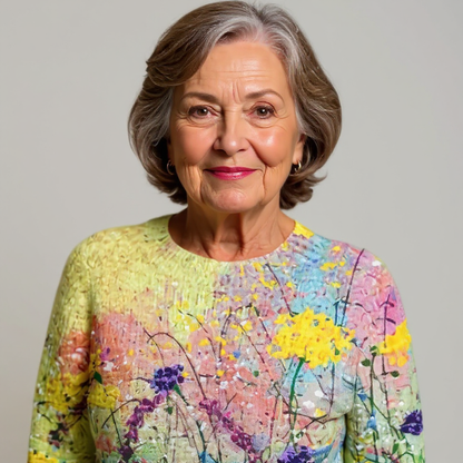 Rosemarie – Wildflower Print Long Sleeve Top