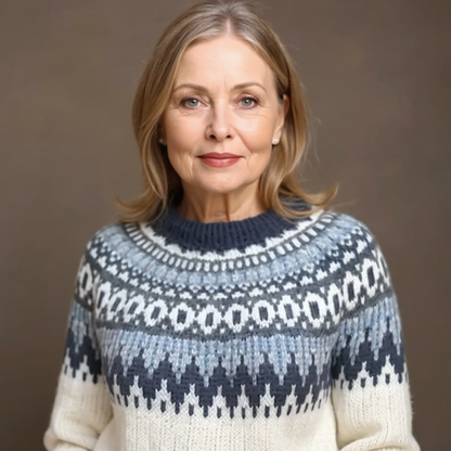 Kimberly – Nordic Fair Isle Knit Sweater