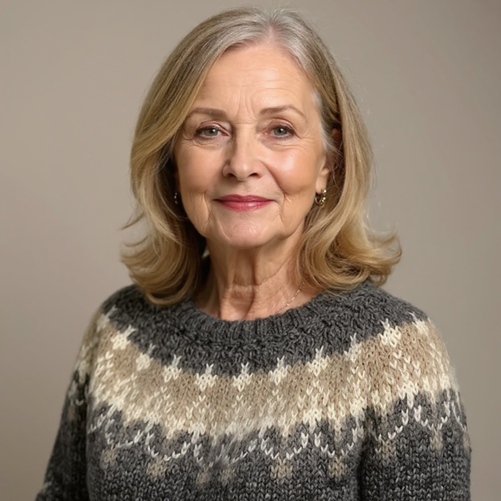 Selma – Nordic Fairisle Knit Sweater