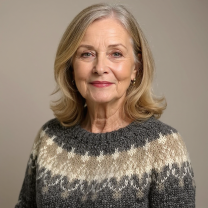 Selma – Nordic Fairisle Knit Sweater