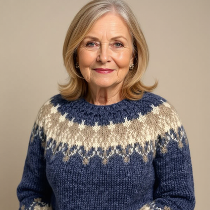 Selma – Nordic Fairisle Knit Sweater