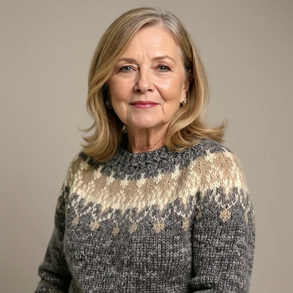 Selma – Nordic Fairisle Knit Sweater