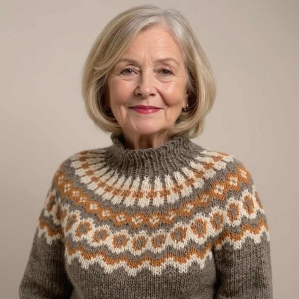 Millicent – Fair Isle Knit Sweater