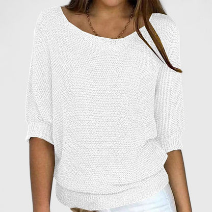 Yvonne – Relaxed Knit Batwing Pullover