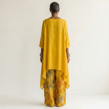 Joyce – Asymmetric Tunic and Wide-Leg Pants Set