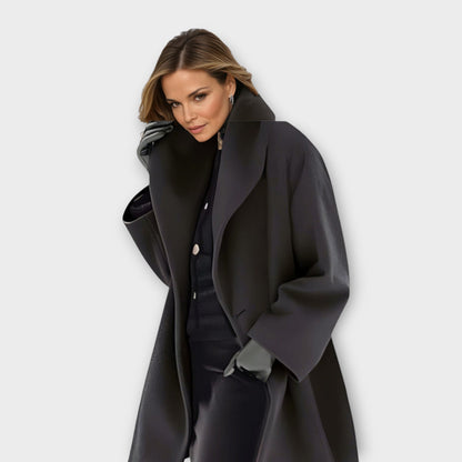 Georgette – Oversized Lapel Coat