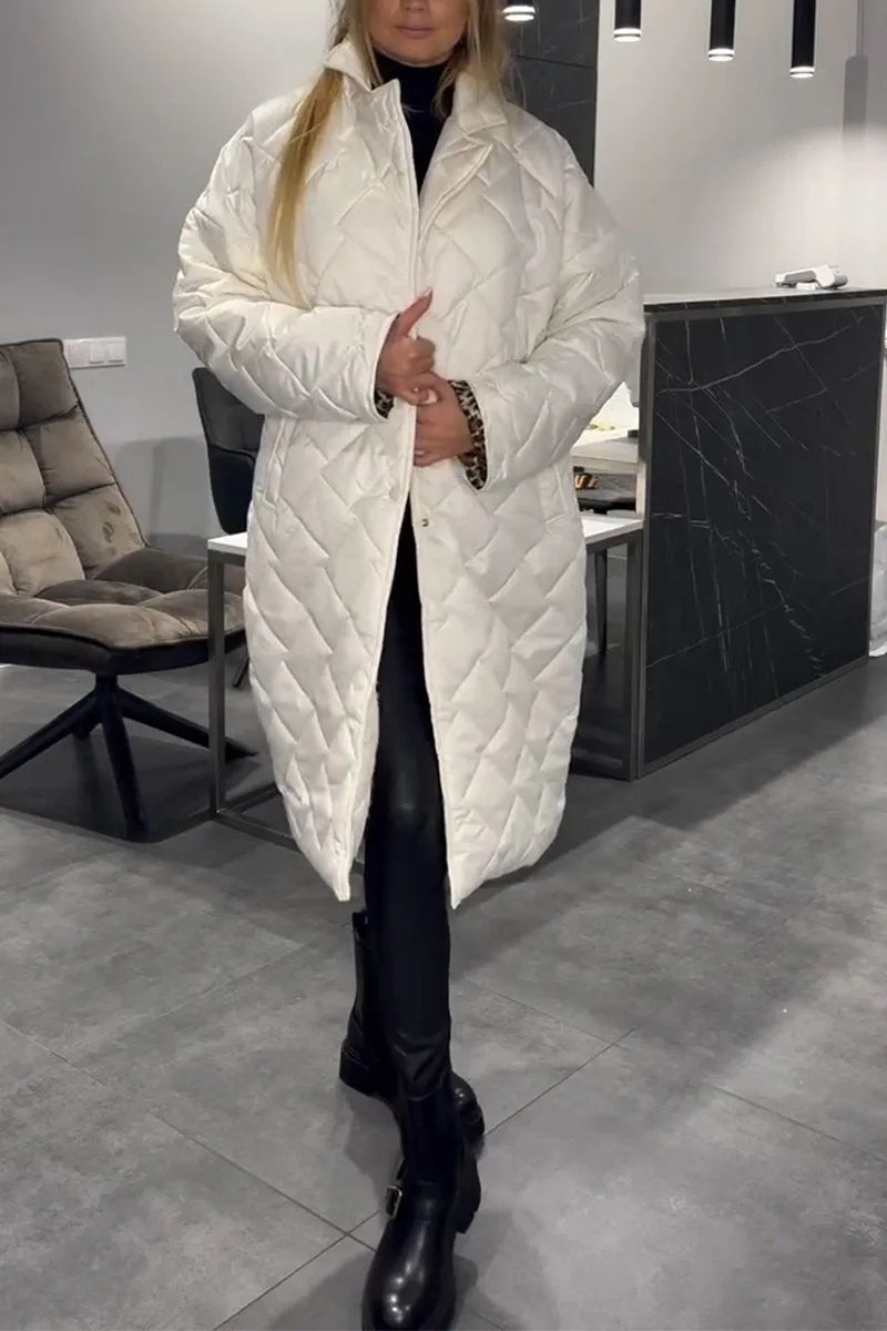 Eunice – Quilted Longline Padded Coat