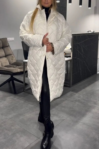 Eunice – Quilted Longline Padded Coat