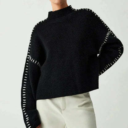 Delilah – Oversized Ribbed Knit Sweater