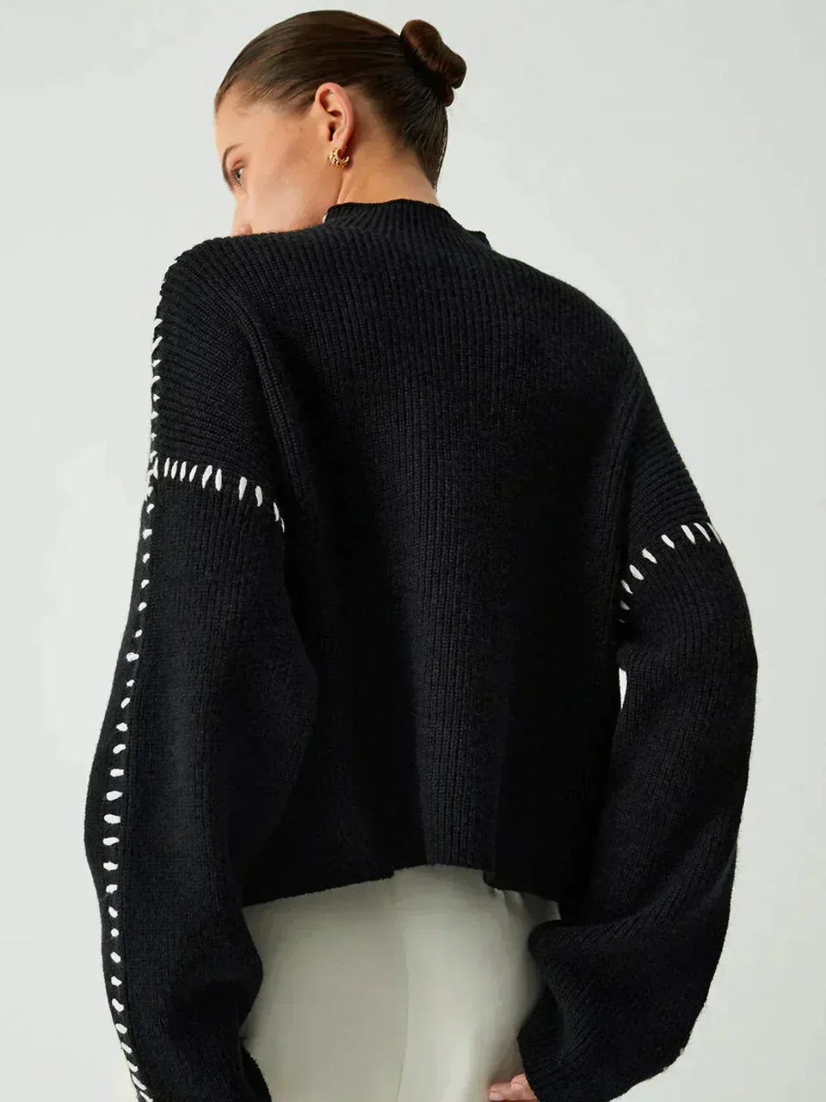 Delilah – Oversized Ribbed Knit Sweater