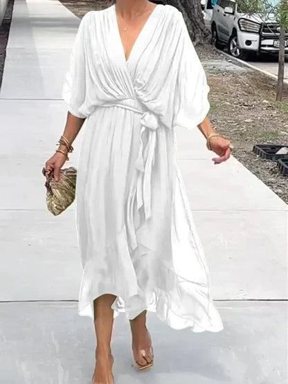 Monroe | Elegant Flowing Luxe Chiffon Dress