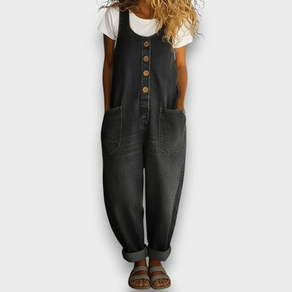 Kathleen – Relaxed Denim Overalls