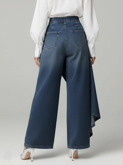 Carleen – High-Waist Wide-Leg Denim Jeans