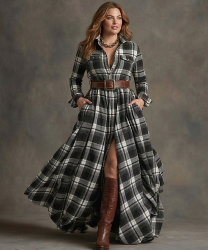 Piper | Belted Midi Dress