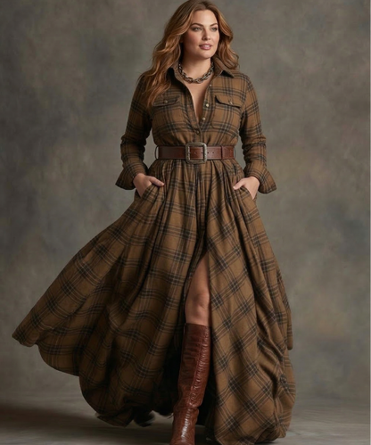 Piper | Belted Midi Dress