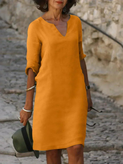 Jakayla | Elegant Dress with V-Neck