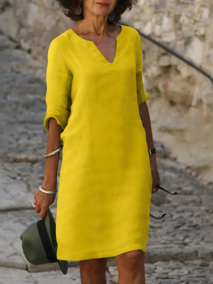 Kara | V-Neck Day Dress