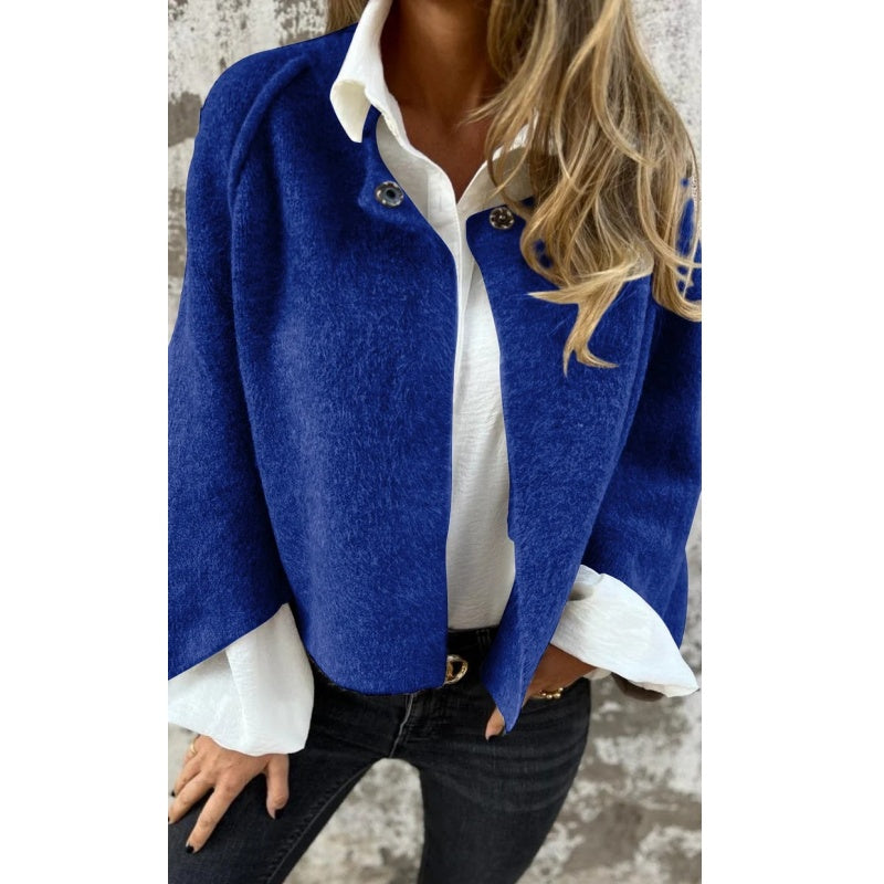 Rachelle – Cropped Button-Front Cardigan