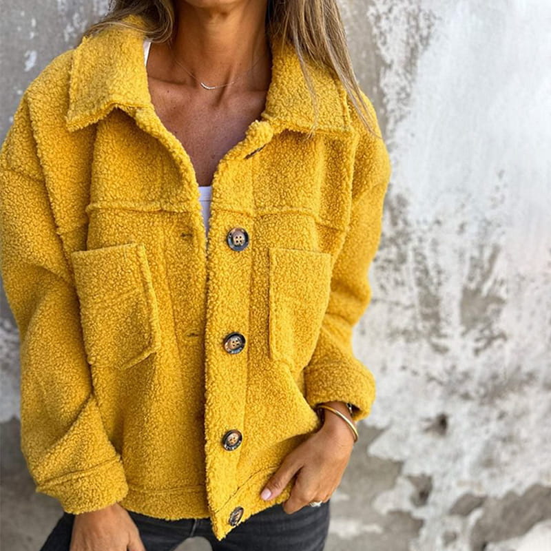 Rae – Cozy Teddy Shacket Jacket