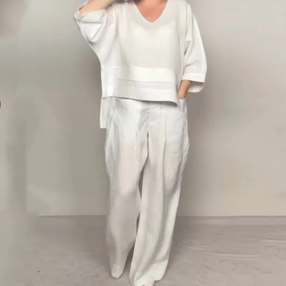 Margarita – Relaxed Wide-Leg Two-Piece Set