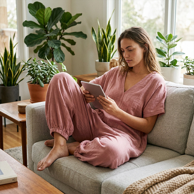 Nola – Relaxed Linen-Look Everyday Jumpsuit