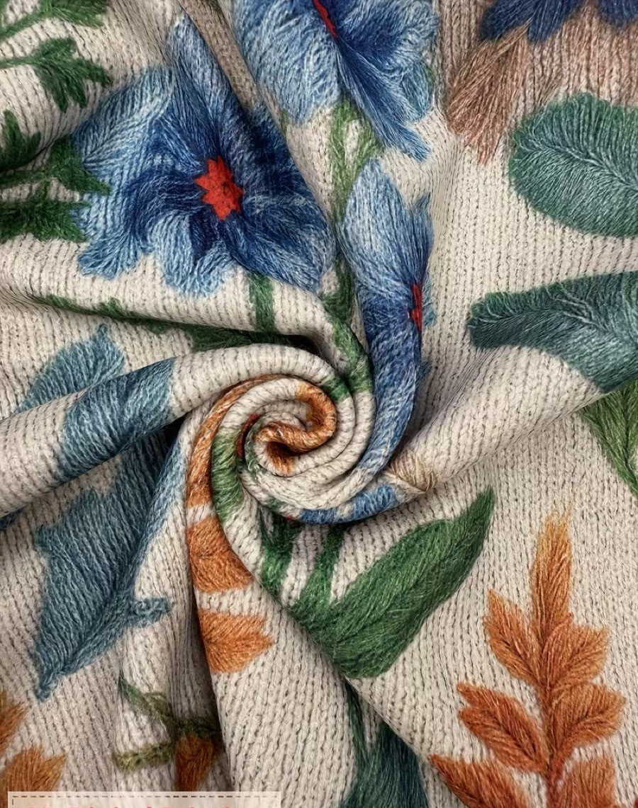 Myra – Botanical Floral Zip Cardigan