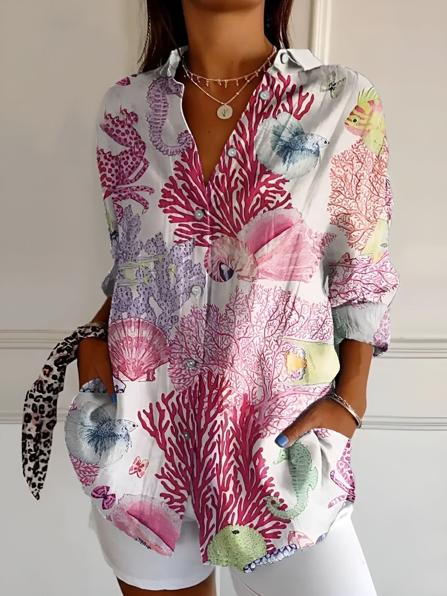 Lily | Floral Blouse