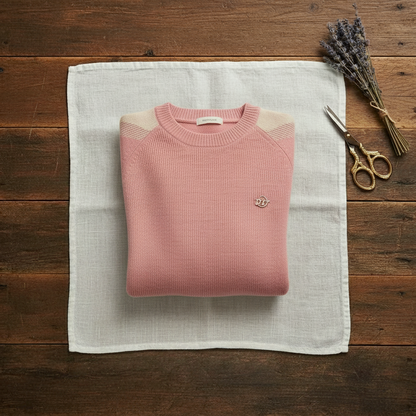 Renata – Contrast Sleeve Knit Sweater
