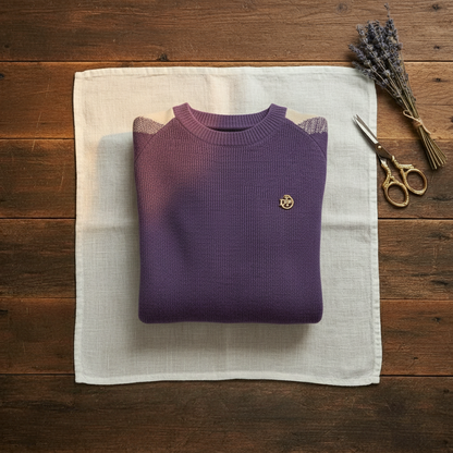 Renata – Contrast Sleeve Knit Sweater