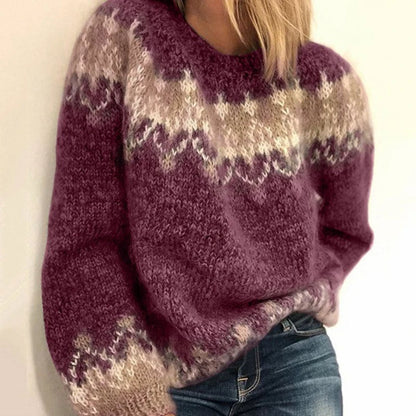 Selma – Nordic Fairisle Knit Sweater