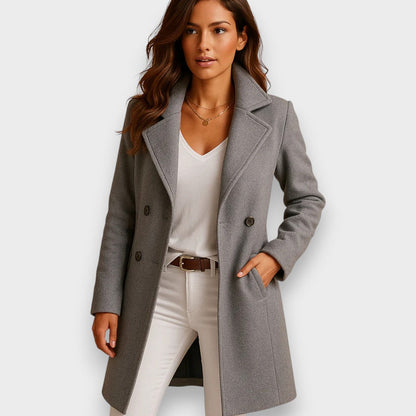Mamie – Classic Tailored Long Coat