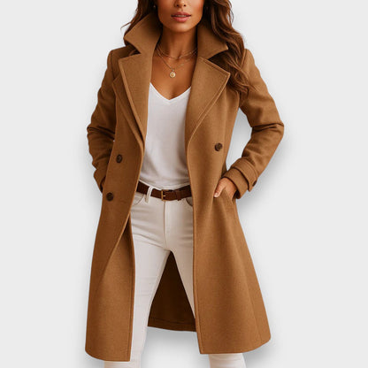 Mamie – Classic Tailored Long Coat