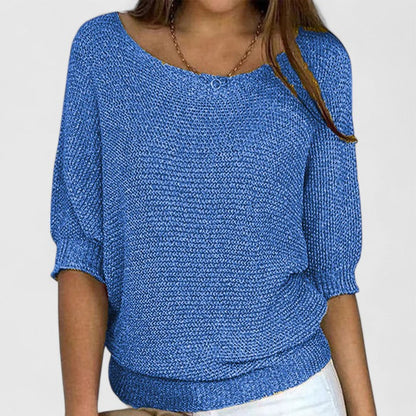 Yvonne – Relaxed Knit Batwing Pullover
