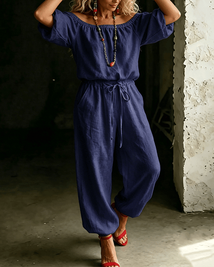 Gina – Off-Shoulder Relaxed Jumpsuit